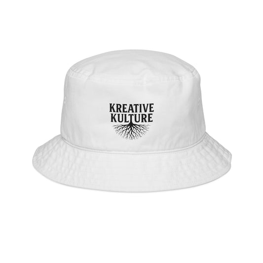 Kreative Kulture Embroidered Bucket Hat - Trendy Accessory for Summer Adventures