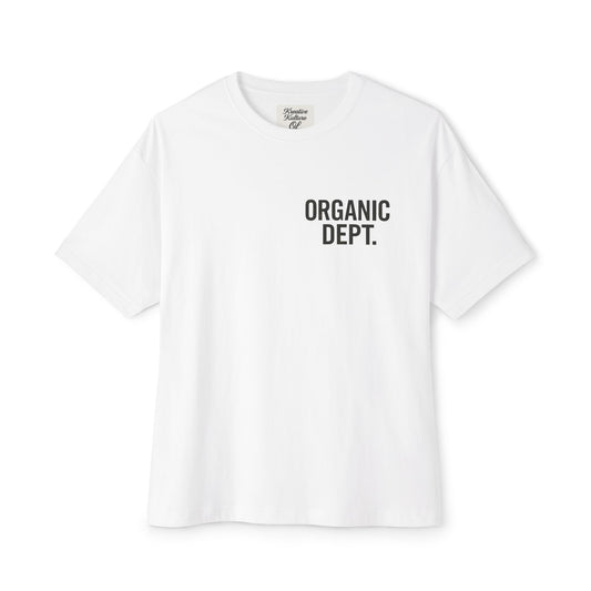 Organic luv(Unisex Oversized Boxy Tee)